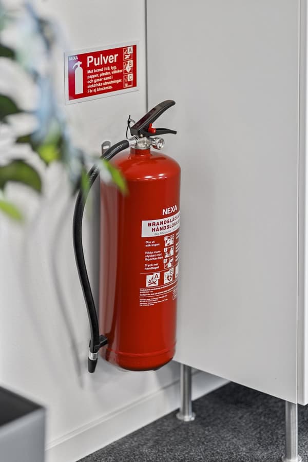 Brandsläckare NEXA 6Kg pulver röd 43A