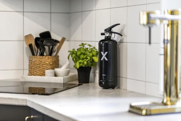 Brandsläckare NEXA 2Kg pulver svart 13A