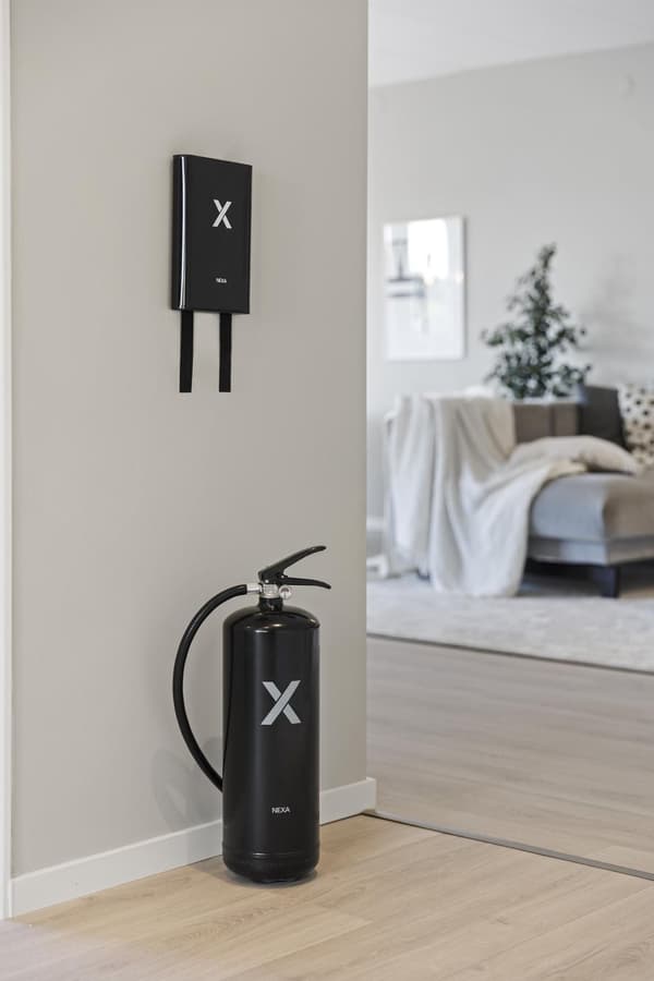 Brandsläckare NEXA 6kg pulver svart 43A