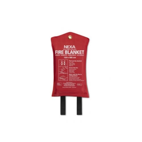 Brandfilt NEXA silikon 120x180cm röd