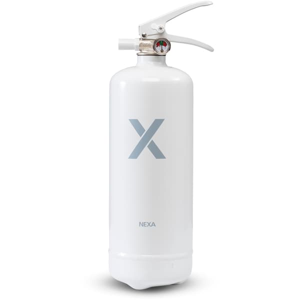 Brannslukker 2 kg 13A 89BC Hvit Nexa