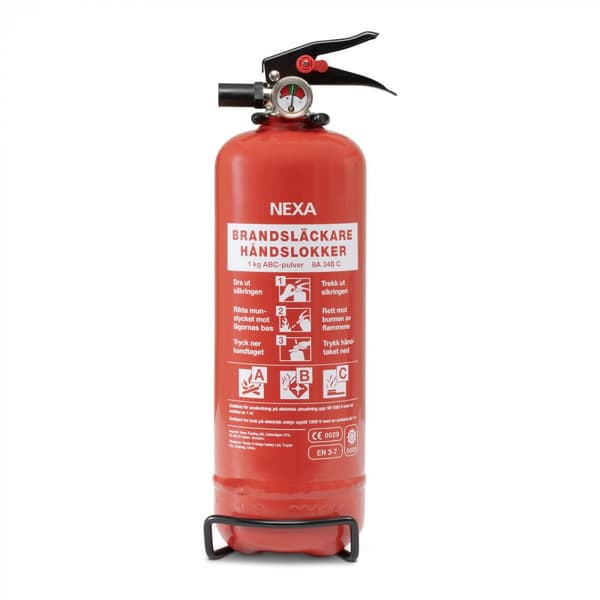 Nexa Fire & Safety Brandsläckare Röd 1kg 8A