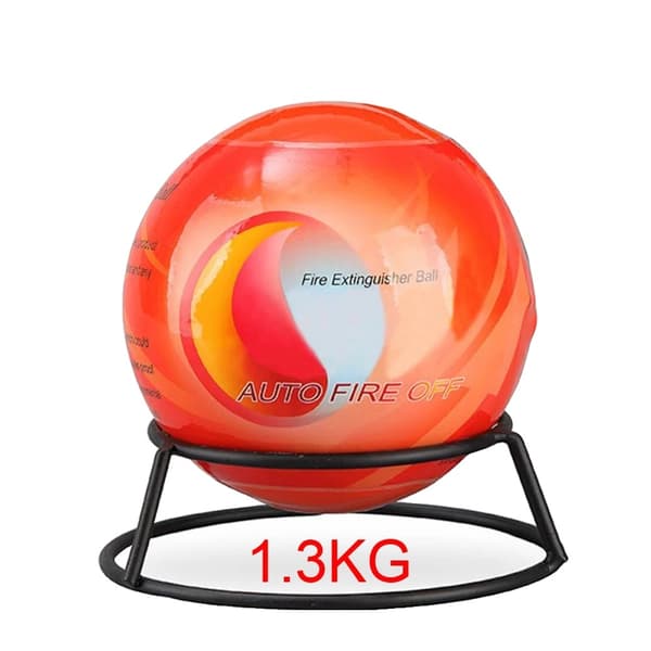 Palosammutuspallo, kevyt 1,3 kg, automaattinen aktivointi 70 °C:ssa, kova 150 dB hälytys
