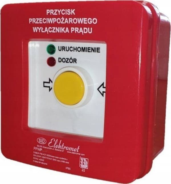 Brandpost - brandtäcke - aerosol stoppa brand - brandinstruktion - brandsäkerhetsutrustning Elektromet - 901400