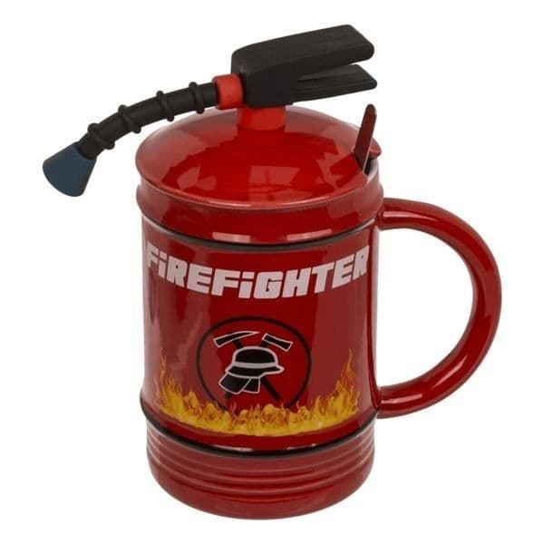Mugg Brandkår Kaffe kopp i keramik i form av en brandsläckare