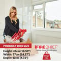Miniatyrbild 2 av 4: Firechief - FEL730 - 3-vånings hopfällbar stegstege med extra breda steg