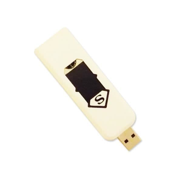 USB-tändare anti-vind röd uppladdningsbar rökare ovanligt gastillbehör