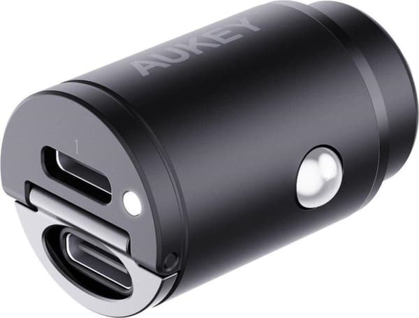 AUKEY CC-A4 mobilladdare Svart Auto Svart