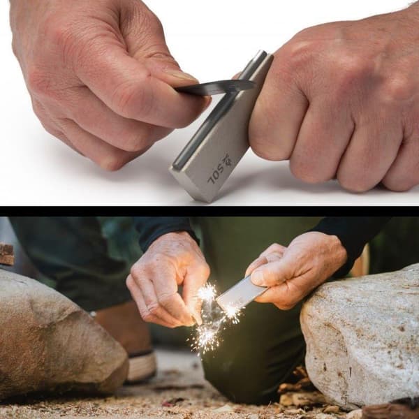 SOL MAG BLOCK FIRE STARTER, eldstål magnesium, firesteel magnesium