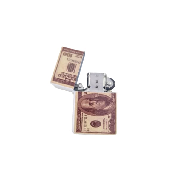 100 dollar  bensin lighter