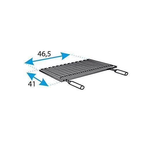 IMEX EL ZORRO - Grillgrill Vit järn 46,5 x 41 cm - 71604