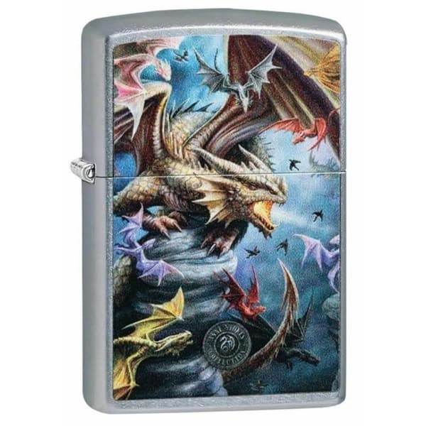 ZIPPO ANNE STOCKES DRAKAR Ljusare grå