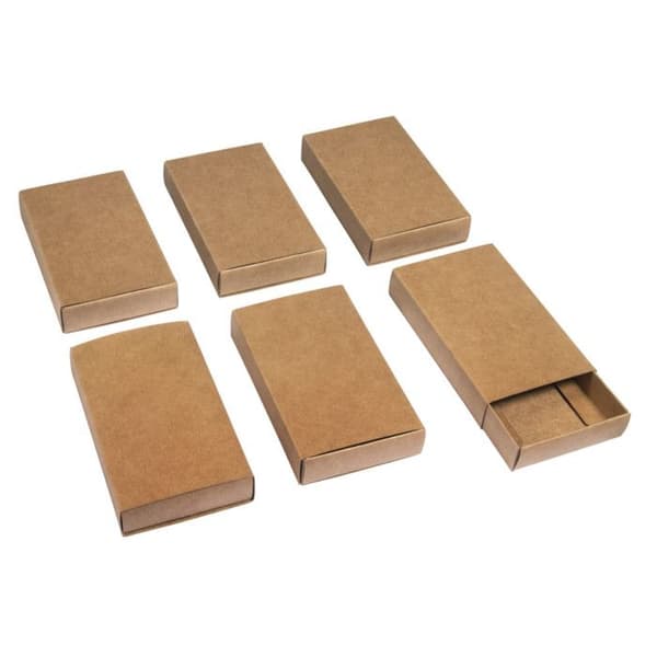 Kraft tändsticksask Stor modell 11cm 6 st