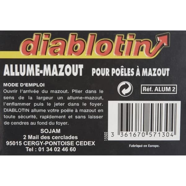DIABLOTIN - Oljetändaruta 100