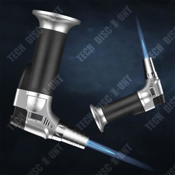 TD® Portable Direct Cigar Flamethrower Svetspistol BBQ Tändare Tändare Tändpistol Svart
