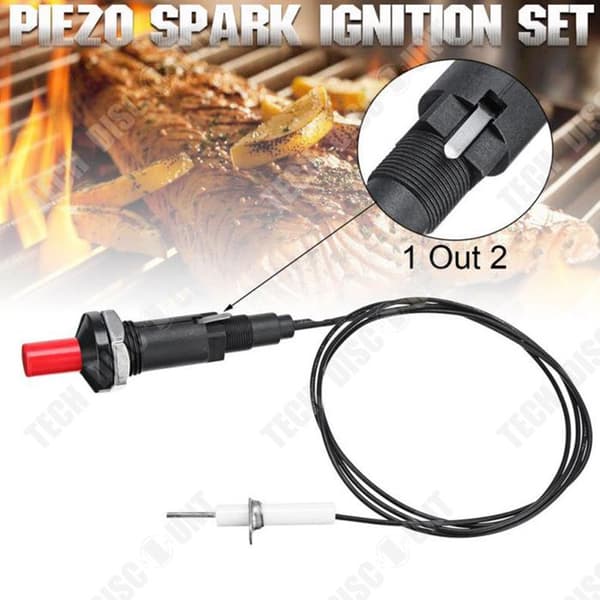 TD® Piezo Igniter Ugnständare 1 av 2 Tändare Piezo Igniter Kit Naturgas Spis Tändare