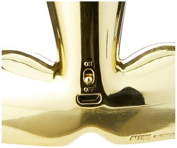 Tändare - Alessi cigarrtändare - GV34 GD - Firebird 2.0 - Arc Fire Starter i termoplastiskt harts, guld