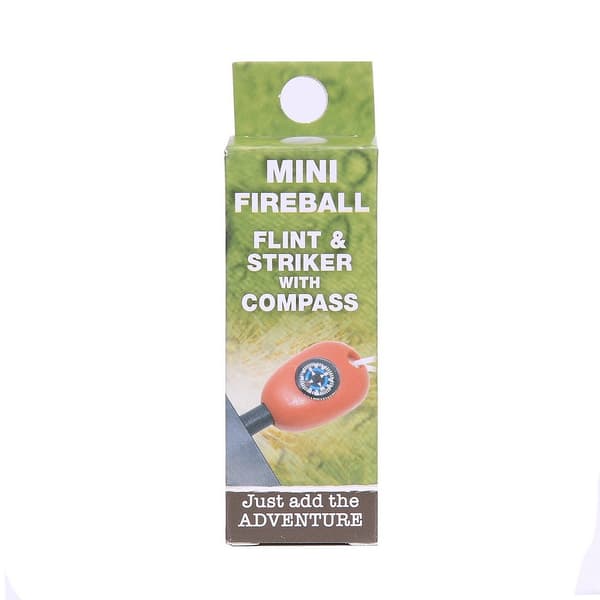 BCB Fireball Flint & Striker Mini kompassilla ja iskurilla