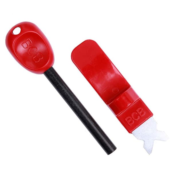 BCB Fireball Flint & Striker kompassin ja iskurin kanssa