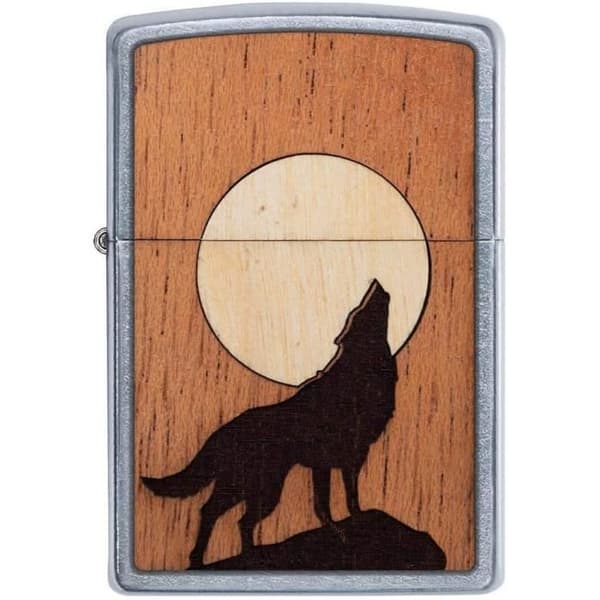Briquet Zippo Woodchuck USA Street Chrome Hurande Orm
