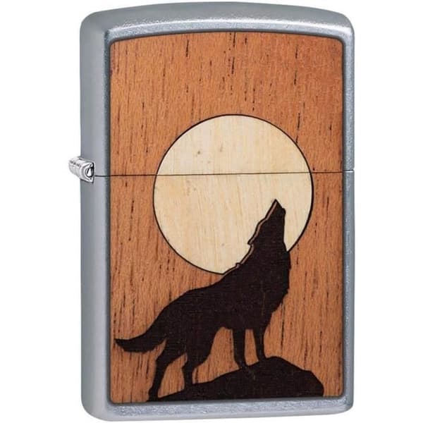 Briquet Zippo Woodchuck USA Street Chrome Hurande Orm