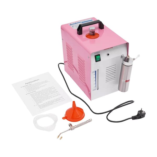 Poleringsmaskine, 200W effekt, 60L gasudgang, 2800℃ flamme temperatur,Lyserød