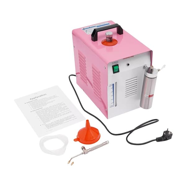 Poleringsmaskine, 200W effekt, 60L gasudgang, 2800℃ flamme temperatur,Lyserød