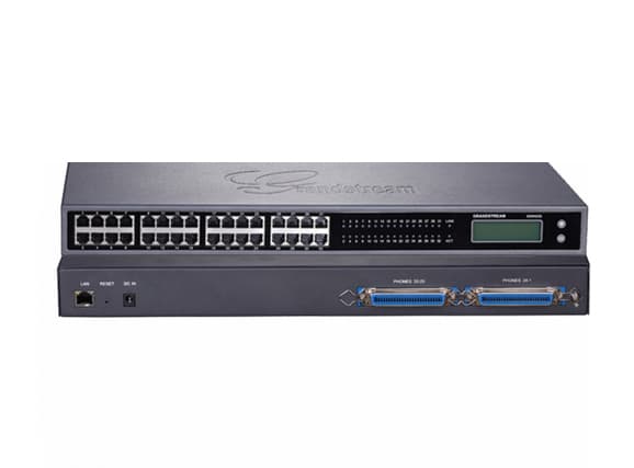 Grandstream GXW4232 FXS Analog VoIP Gateway - VoIP-telefonadapter - 32 portar - 1GbE röst/faxkort - analoga portar: 32 - 1U - kan monteras i rack