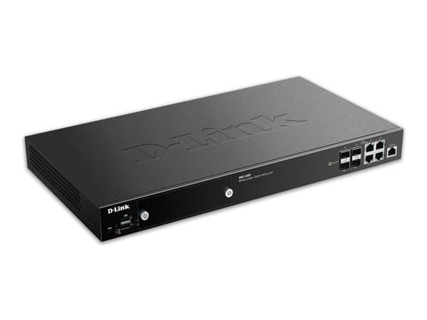 D-Link DWC-2000 Wireless Controller - Enhet för nätverksadministration - 4 portar - 64 MAP:s (Managed Access Points - hanterade åtkomstpunkter) - 1Gb