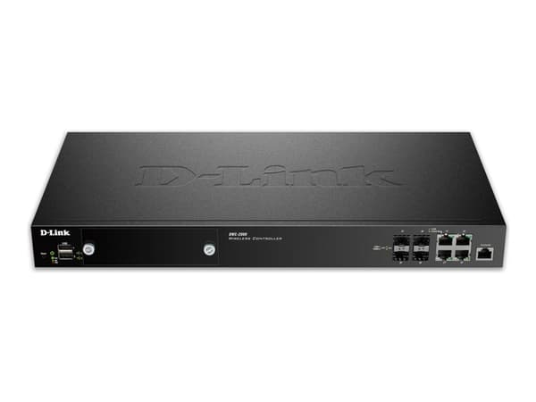 D-Link DWC-2000 Wireless Controller - Enhet för nätverksadministration - 4 portar - 64 MAP:s (Managed Access Points - hanterade åtkomstpunkter) - 1Gb