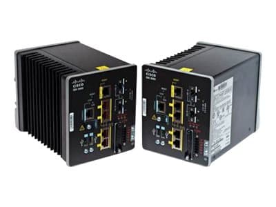Cisco Industrial Security Appliance 3000 - Kytkin - L3 - Administreret - 2 x 10/100/1000 + 2 x Gigabit SFP - DIN monterbar på skinne - DC-strøm - TAA