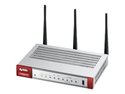 Zyxel USG20W-VPN-EU0101F, Wi-Fi 5 (802.11ac), Kaksitaajuus (2,4 GHz/5 GHz), Ethernet LAN, Harmaa, Punainen, Kannettava reititin Harmaa, Punainen