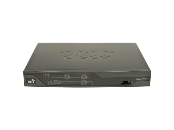 Cisco 886 VDSL/ADSL over ISDN Multi-mode Router - Ruter - ISDN/DSL 4-portssvitsj WAN-porter: 2 2,4 GHz