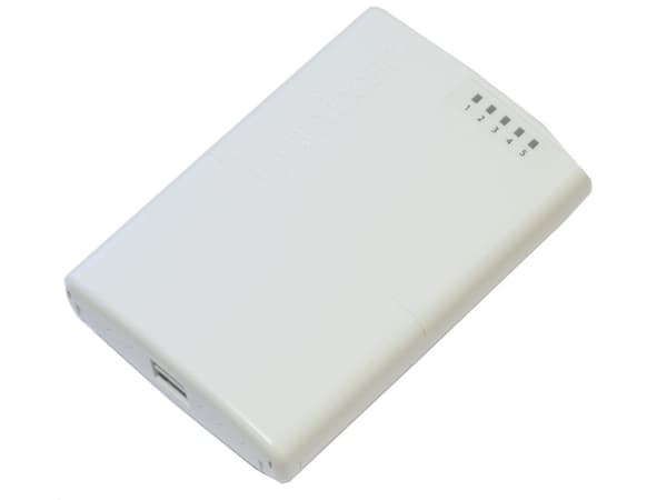 MikroTik RouterBOARD PowerBox - Router 4-ports-switch - DIN-skenmonterbar, pålmonterbar