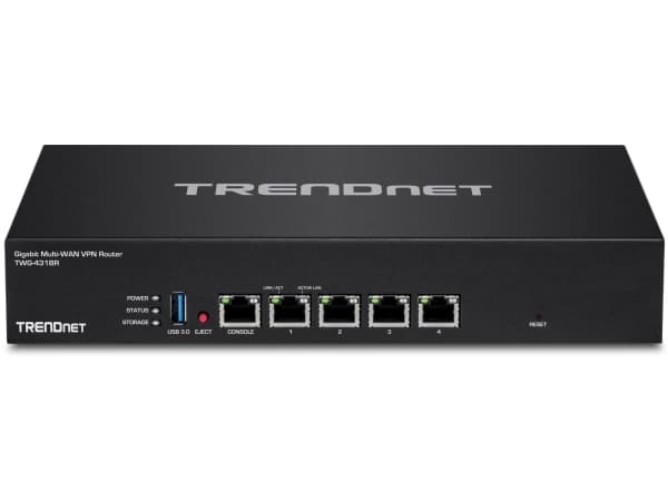 TRENDnet TWG-431BR - Router - GigE - WAN-port: 3 - monterbar på stativ