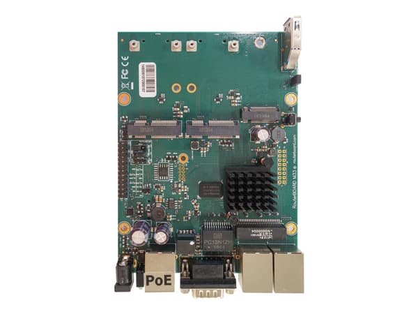MikroTik RouterBOARD RBM33G - - ruter - - 1GbE - intern Sort, Grønn, Grå