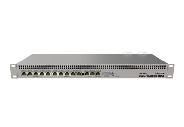 MikroTik RouterBOARD RB1100AHx4 - Dude Edition - router 13-ports-switch - 1GbE - rackmonterbar
