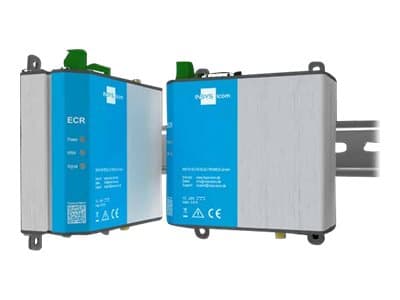 INSYS icom ECR EW300 - Trådlös router - WWAN 2-portsswitch - Modbus 2,4 GHz - DIN-skenmonterbar, väggmonterbar
