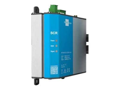 INSYS icom SCR-L 200 - Ruter - WWAN 2-port svitsj - Modbus - DIN-skinnemonterbar, veggmonterbar Grå