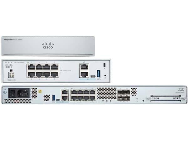 Cisco FirePOWER 1140 ASA - Brannvegg - front til bakside-luftflyt - 1U - rackmonterbar