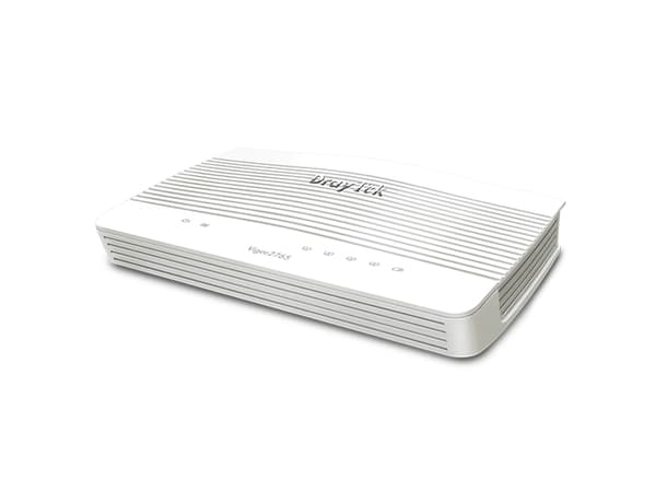 DrayTek Vigor 2765-B VDSL2 Super Vectoring ModemRouter detaljhandel Hvit