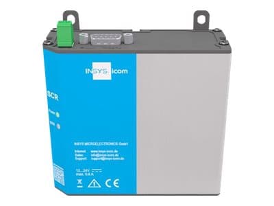 INSYS icom SCR-E 200 - Router 2-portsswitch - Modbus - DIN-skenmonterbar, väggmonterbar