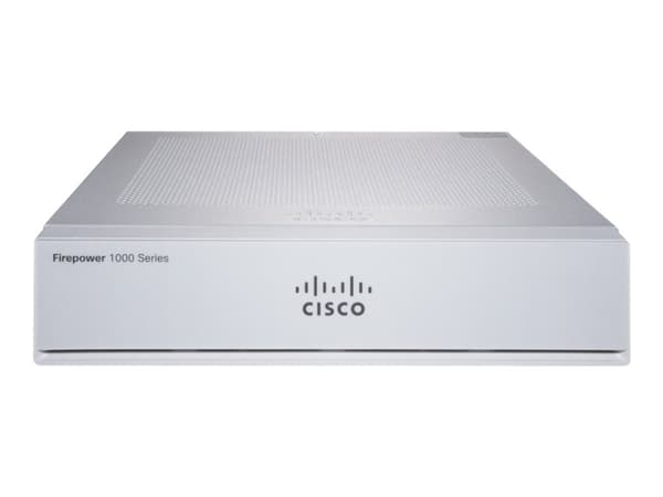 Cisco FPR1010-ASA-K9, 2000 Mbit/s, 0,5 Gbit/s, Intel, Langallinen, RJ-45, RJ-45 (Gigabit)