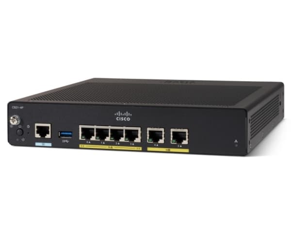 Cisco Integrated Services Router 927 - Ruter - kabel-mdm 4-portssvitsj - 1GbE - WAN-porter: 2