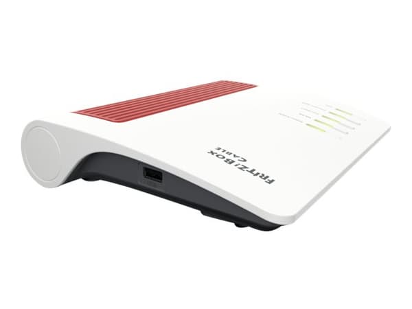 AVM FRITZ!Box 6660 Cable - Trådløs ruter - kabel-mdm 4-portssvitsj - 1GbE - Wi-Fi 6 - Dobbeltbånd - VoIP-telefonadapter (DECT)