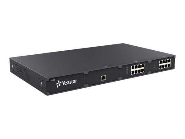 Yeastar S-Series S300 - Hybrid PBX - 1U - rackmonterbar - 2 x 10/100/1000