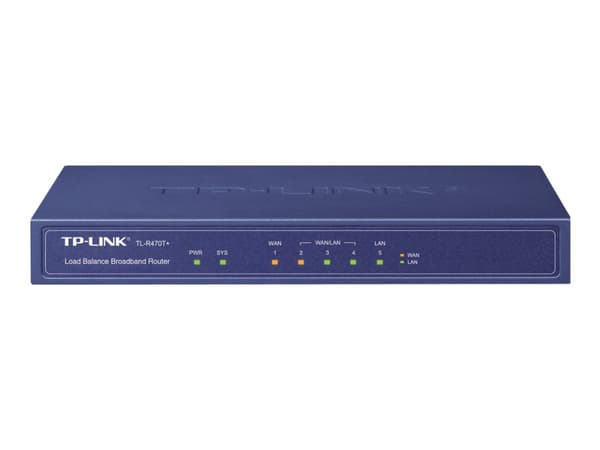 TP-Link TL-R470T+, Ethernet WAN, Nopea Ethernet, Musta