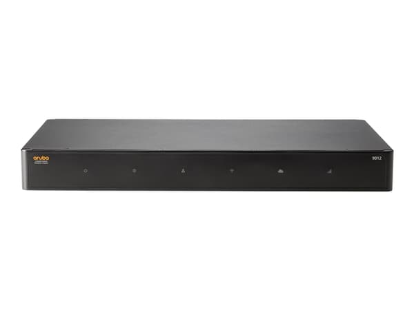 HPE Aruba 9012 (RW) - Gateway - 12 portar - GigE, ZigBee, NFC, Bluetooth 5.0 - ZigBee, NFC, Bluetooth - molnstyrd - BTO - rackmonterbar Svart