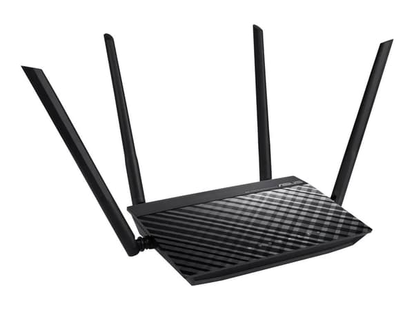 ASUS RT-AC1200 - Trådløs ruter - 4-portssvitsj - Wi-Fi 5 - Dobbeltbånd