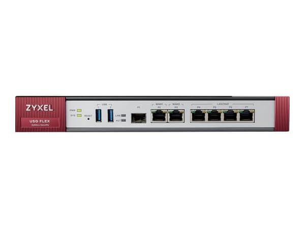 Zyxel ZyWALL USG FLEX 200 - Palomuuri - GigE - telineasennettava